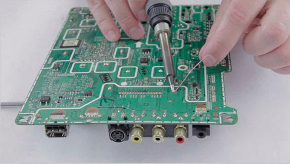 Reparación de placas de audio y video
